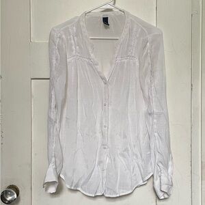 White Gap blouse size M
